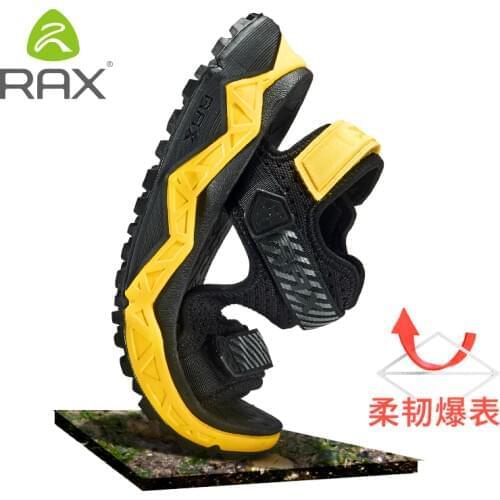 RAX Mens Sports Sandals Summer Outdoor Beach Sandals women Aqua Trekking Water shoes Men Upstream Shoes Women fishing Shoes