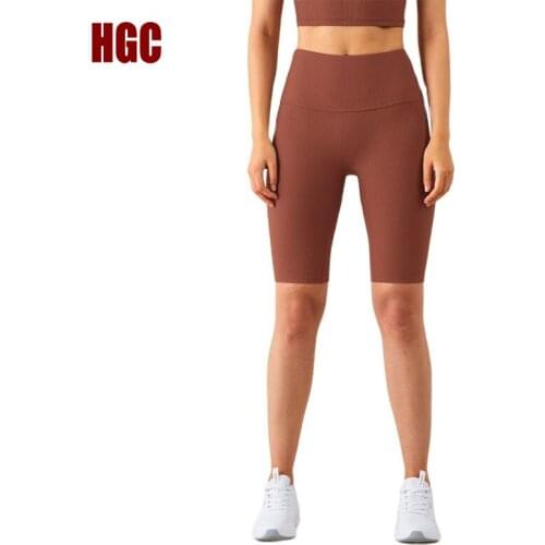 Sports Short Five Points Pants Women Elastic Squat Proof Yoga Leggings High Waist Running Dry Fit Jogger Fitness Yoga bottoms