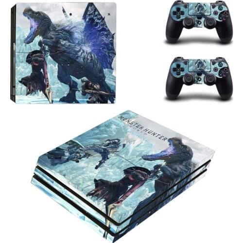 Monster Hunter Style Skin Sticker for PS4 Pro PlayStation 4 Pro Console & Controllers Decal Vinyl Skins Accessories Style 20
