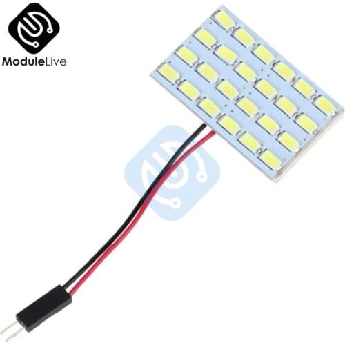3W 24 Led Board 12V Car Interior Dome Reading Lamp Light Super Bright Energy Saving Lamp Board 5730