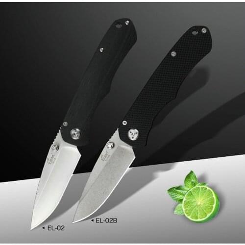 ENLAN EL-02 Tactical knife 8CR13mov Blade G10 Handle Survival Camping Folding Knives Hunting Outdoor EDC Tools, Dropshipping