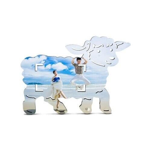 Heat transfer blank supplies Sublimation blanks MDF photo frame wooden table wood print personalized custom photo frame