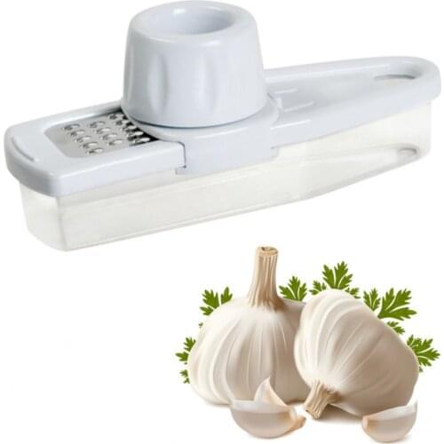 Garlic Grater Chopper Finger Protective Bowl Practical Home Appliances Hand Mini Grater Made in Turkey