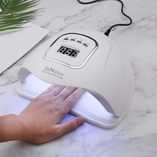 SUN X5 Max 80W UV LED Lamp Nail Dryer With Auto Sensor LCD Display 45LEDs Nails UV Lamp For Manicure Gel Nail Art Tools