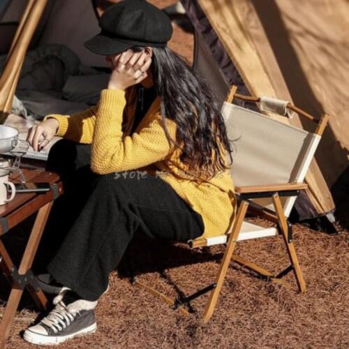 Outdoor folding chair portable camping Kermit chair ultra light leisure backrest director chair fishing stool