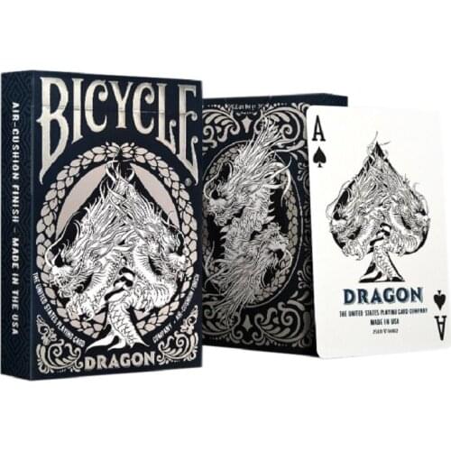 Bicycle Dragon Premium Playing Cards Poker Size USPCC Collectable Deck Magic Card Games Magic Tricks Props for Magician
