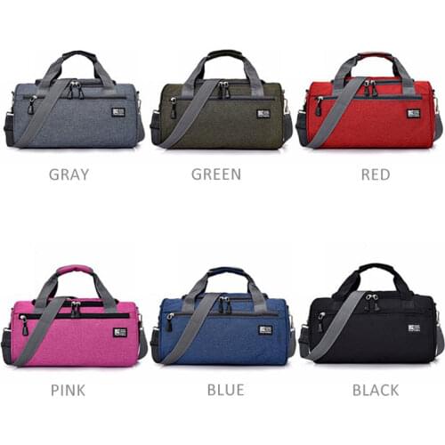 Waterproof Nylon Sport Gym Bag Lady Women Fitness Portable Travel Duffle Men Handbag Outdoor Female Yoga Bag 6 Colors In Choice