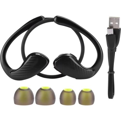 Waterproof Bluetooth Earphone Ear Hanging Wireless Sports NFC Headphone Headset