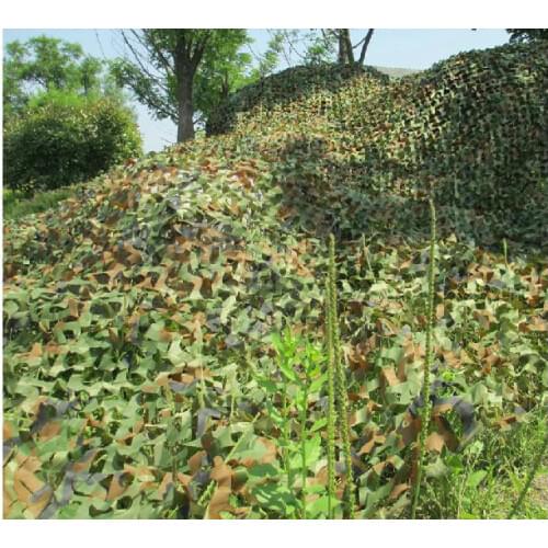 High quality Wholesale 1MX2M Hunting Camping Military Photography Camouflage Net Woodland Leaves Camo Cover Jungle camouflage