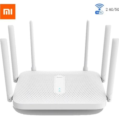 Xiaomi Redmi AC2100 Router Gigabit Dual-Band Wireless Router Wifi Repeater with 6 High Gain Antennas Wider Coverage Easy setup