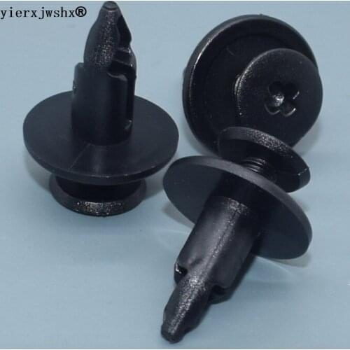 Yierxjwshx 6MM car plastic fastener clip Plastic Fairing Panel Rivet Clips automotive clip and plastic fastener