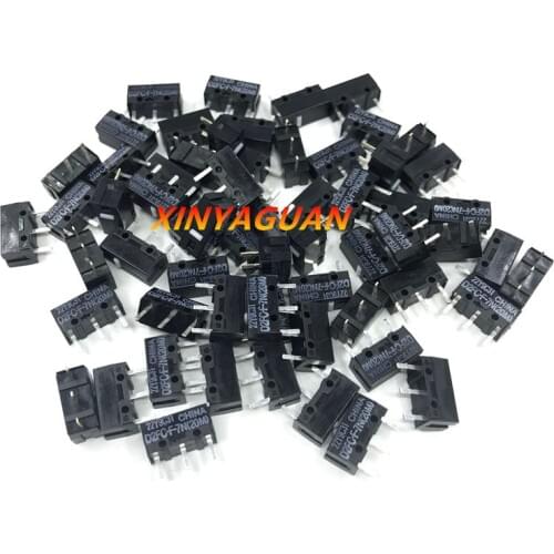 100pcs/lot OMRON micro switch D2FC-F-7N(20M) suitable for the 10M 50M button of Steelseries Logitech G403 G603 G703 mouse
