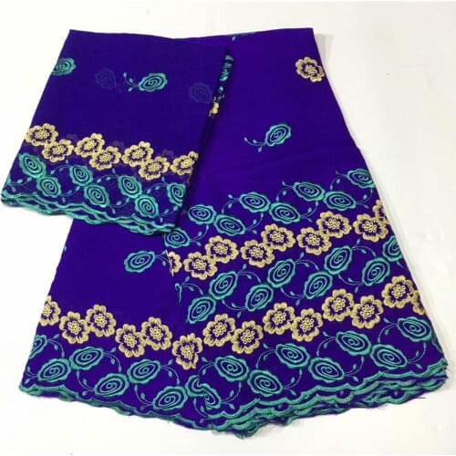2019 African Swiss Cotton Lace Fabric High Quality Embroidered Swiss Voile Lace Dubai Fabric For Wedding Party Dress! LCF20633