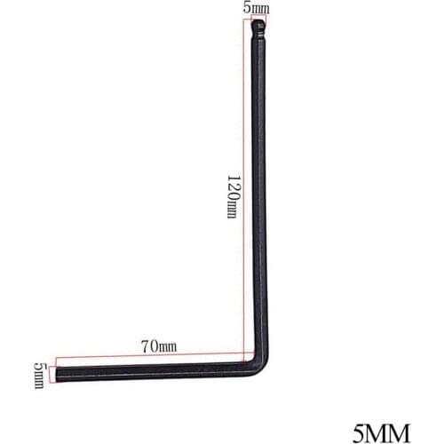 4mm 5mm Ball End Guitar Truss Rod Tool Allen Wrench For Martin Acoustic Guitar Two Way L-shape Truss Rod Adjustment Guitar Tool