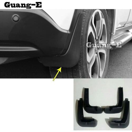 For Honda Fit Jazz 2017 2018 2019 Car Body Plastic Fender Soft Mudguard Protection Flap Splash Mud Guard Frame Parts Hoods 4pcs