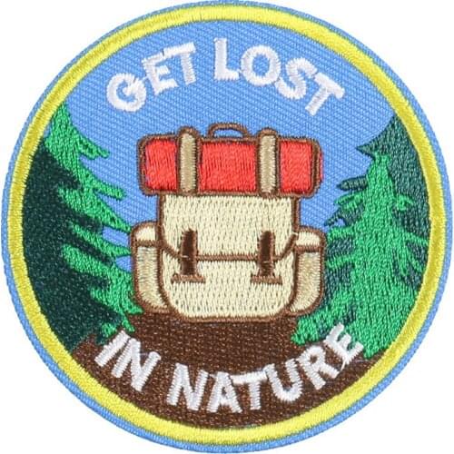 5PCS DIY Patch Cute Round Badges Patches Embroidery Applique Iron on Transfers for Clothing Fabric Accessories Wholesale