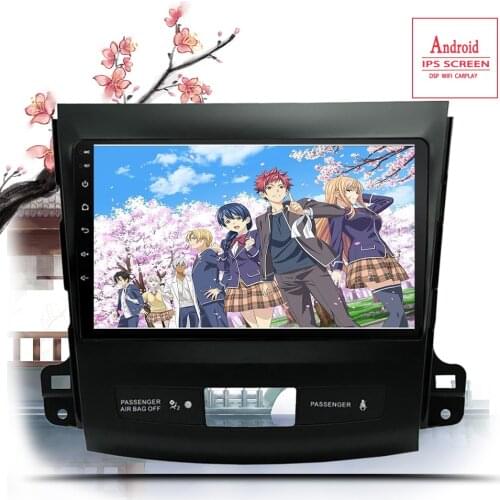 9" 4G LTE Android 10.0 For Mitsubishi Outlander XL 2005 2006 2007 2008-14 Multimedia Stereo Car DVD Player Navigation GPS Radio