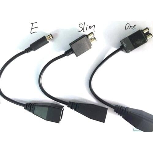 For Microsoft X XBOX 360 hdd To XBOX SLIM XBOX One To XBOX E AC Power Adapter Cable Converter Transfer Cable Cord Accessories