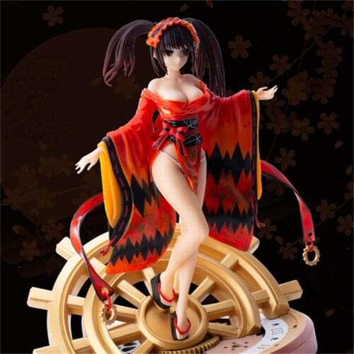 24cm Alter Date A Live Kurumi Tokisaki Anime Figure Sexy Girl Figurine PVC ACTION FIGURE Model Toys Collectible Doll Gift