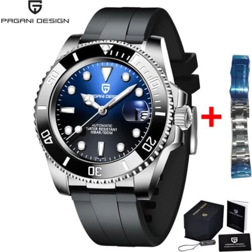 Pagani Design New 40mm Men Automatic Mechanical Table Japan NH35 Watch Men Stainless Steel Waterproof Luxury Watch Reloj Hombre