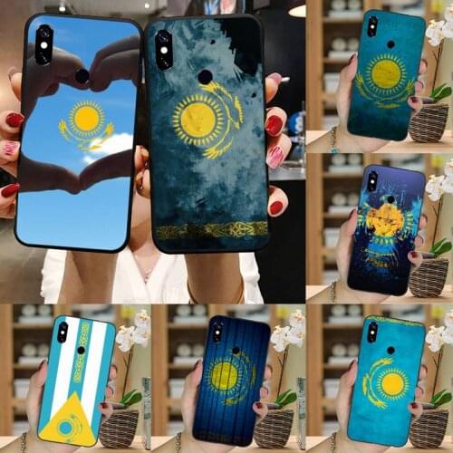 Kazakhstan flag Phone Case For Xiaomi Mi Redmi Note 7 8 9 pro 8T 9T 9S 9A 10 Lite pro