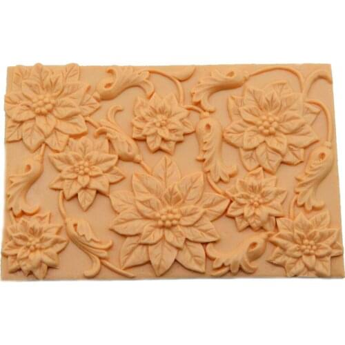 Flower Leaf Shaped Fondant Cake Silicone Mould Chocolate Dry Pace Model DIY Baking Cake Mould