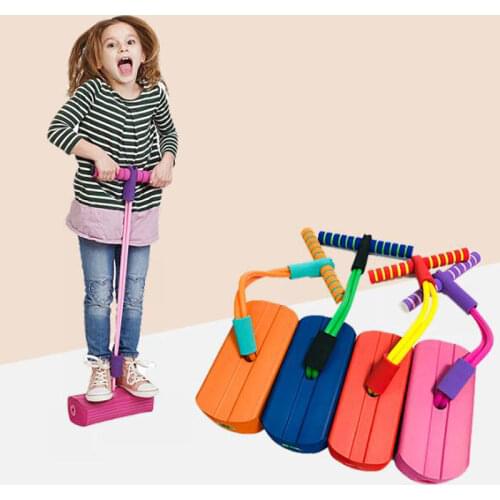 Kids Jumping Toy Jumping Shoes Kangaroo Jumper Foam Stick Outside Outdoor Toys Sport Indoor Games For Children Fitness Equipment
