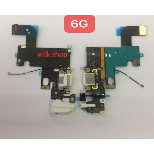 Charging Port Flex Cable for iPhone 6 6G Plus USB Dock Connector Charger Headphone Audio Jack Repair Parts