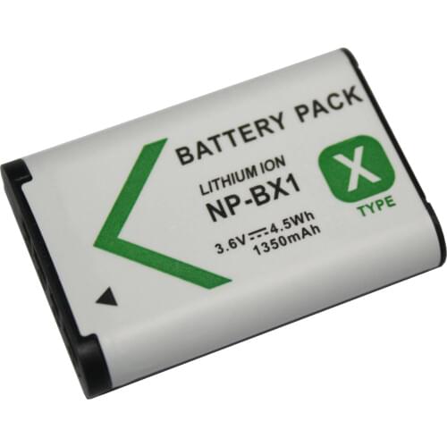 GTF 1350 mah NP - BX1 NP BX1Bateriade LaCamaraDigital DSC RX1 RX1R RX100 M2 M3 GWP88 PJ240E HX300 WX300 AS15 WX350 HX