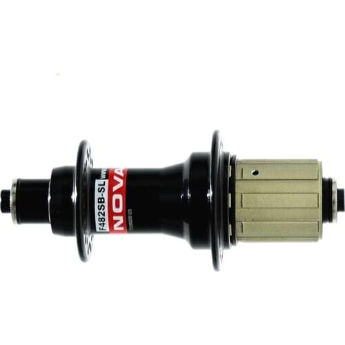Lightweight Novatec F482SB-SL road bike hubs Rear 225g black /red 9/10/11S 24 holes include quick release