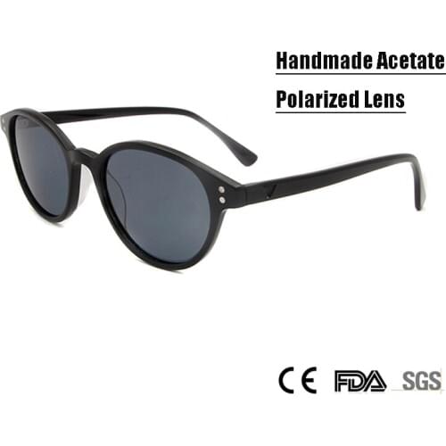 SORBERN High Quality Polarized Sunglasses Women UV400 Men Vintage Glass Round oculos feminino Hipster Glasses gafas de sol Retro