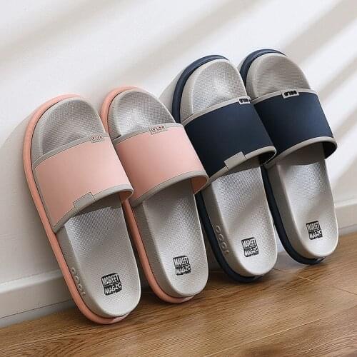 Mens Slippers 2021 New Summer Outdoor Soft and Comfortable Sandals Household Bath Non-slip Flip Flops Platform Womens Slippers