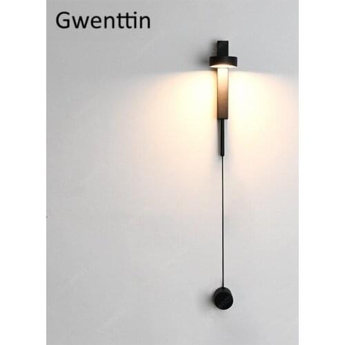 Adjustable Angle Wall Lamp Sconces Modern LED Mirror Light Fixtures for Bedroom Bedside Aisle Nordic Loft Luminarias Home Decor