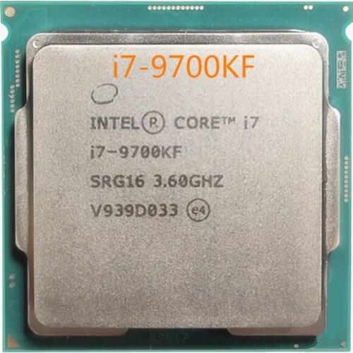 Intel Core i7 9700KF 3.6G 12MB CPU i7-9700KF Socket 1151 / H4 / LGA1151 14nm octa-core CPU
