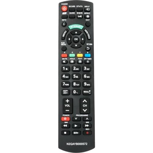 New TV Remote Control N2QAYB000572 fit for Panasonic LCD TV