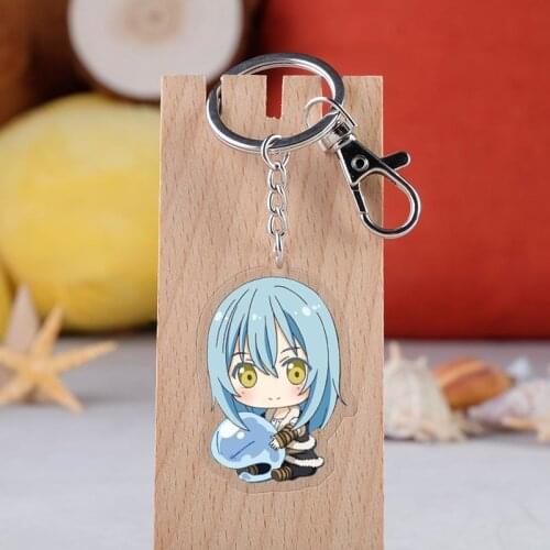 Rimuru Fashion Anime Acrylic Key Chains Cartoon Keyring Keychain Pendant Toys Keyholder Unisex Birthday Gifts NEW
