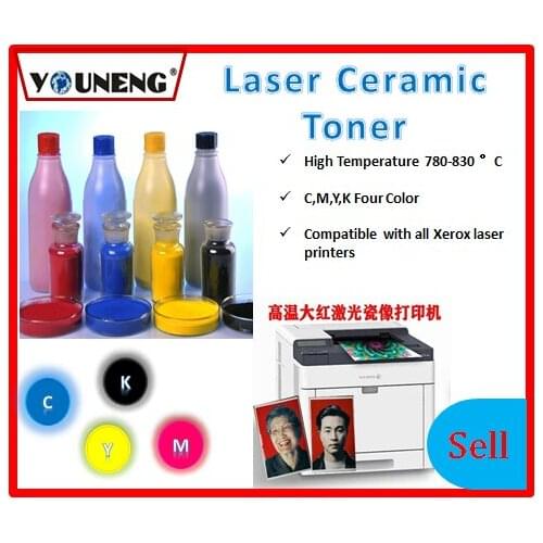 Compatible laser ceramic toner for xerox 6510 6500 215 color copier,ceramic toner powder CMYK 50g/color 200g