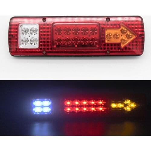 12V 24V LED Rear Tail Lights Lamp 19 LEDs Car Trailer Stop Rear Reverse Turn Safety Indicator Fog Lights Trailer Truck Car LED