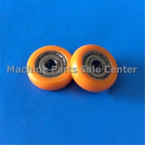 SWMAKER 4*19*6mm R type plastic nylon package pulley with 624 bearing for 3D printer parts flat Flat roller wheel
