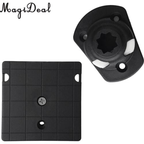 MagiDeal Universal Sounder Fishfinder Mount Bracket with Deck/ Side Mount Base Fishfinder Mount for Marine Kayak Fishing Tools