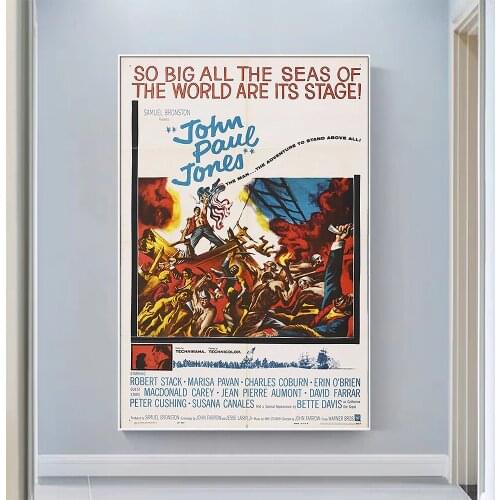 V0506 John Paul Jones Vintage Classic Movie Wall Silk Cloth HD Poster Art Home Decoration Gift