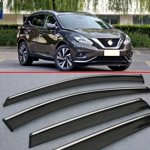 For Nissan MURANO 2015 2016 2017 Window Wind Deflector Visor Rain/Sun Guard Vent