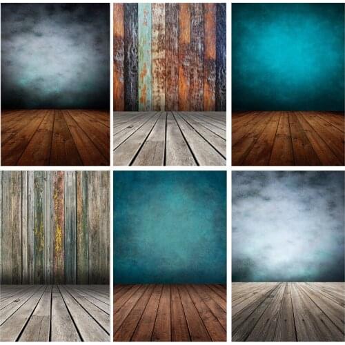 SHENGYONGBAO Vinyl Vintage And Wooden Floor photo Backdrops Photography For Studio Background Props 21415 LFG-03
