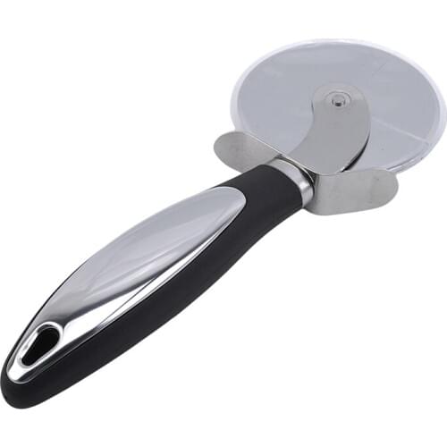 Stainless Steel Rotate Wheel Pizza Knifes Cutter Pancake Pastry Pie Slicer Stainless Steel Multifunction Pizza Cut