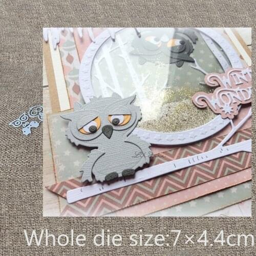 New Design Craft Metal Cutting Die die cuts cute owl decoration scrapbook Album Paper Card Craft Embossing die cuts
