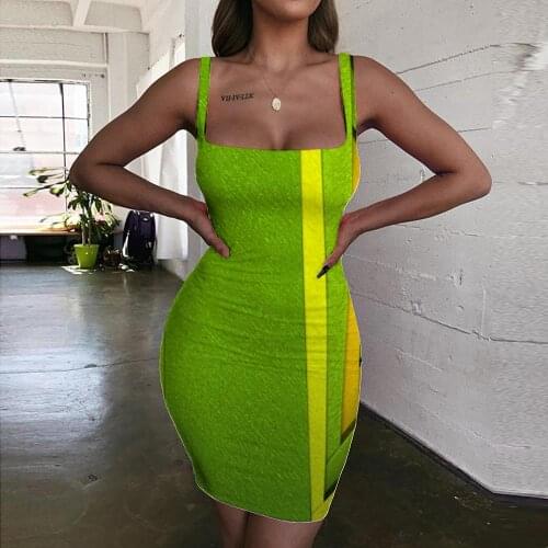 Giyu Brand Geometry Dresses Women Colorful Bodycon Dress Graphics Sundress Creativity 3d Print Womens Clothing Plus Size Beach