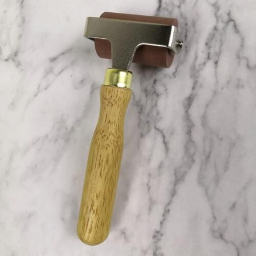 1pcs Print Ink Roll Printing Ink Paint Rubber Brayer Anti-Skid Wooden Handle Roller Printing Crafts Projects Tool 5/10cm