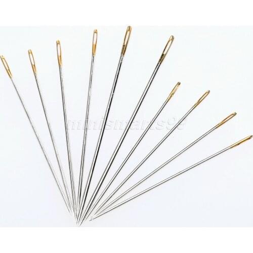 10X Needles Leather Craft Tools Canvas Hand Working Sewing Stitching Pins Leathercraft Handmade Repair Home Art DIY Tools