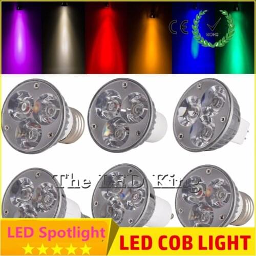 10X Super Bright GU10 LED Bulb 9W 12W 15W LED lamp light Dimmable GU 10 led Spotlight Warm/ White RED BLUE GREEN Free shipping