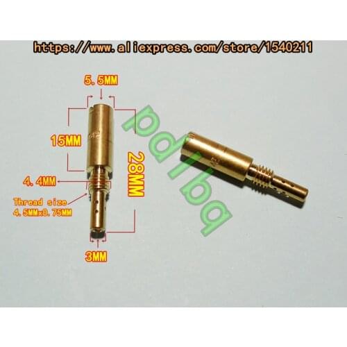 12 pcs/pack)Keihin carburetor N424-22 Pilot/Slow Jet 3MM atomized head ATC250R (81-82) Vulcan 700/750/1500 (87-99) pilot jet